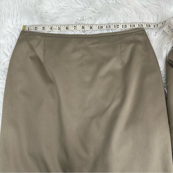 Tahari ASL Women’s NWT Teak Tan Spencerville Career Blazer Skirt Suit 10/C39/W31 - Picture 13 of 15